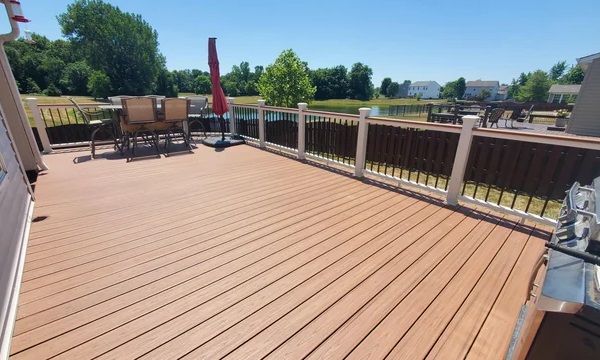 Sàn gỗ ngoài trời Tecwood GJ-145K21 Teak cho sân thượng