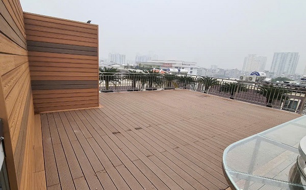 Sàn gỗ nhựa ngoài trời Tecwood MS140k25 lắp sân thượng