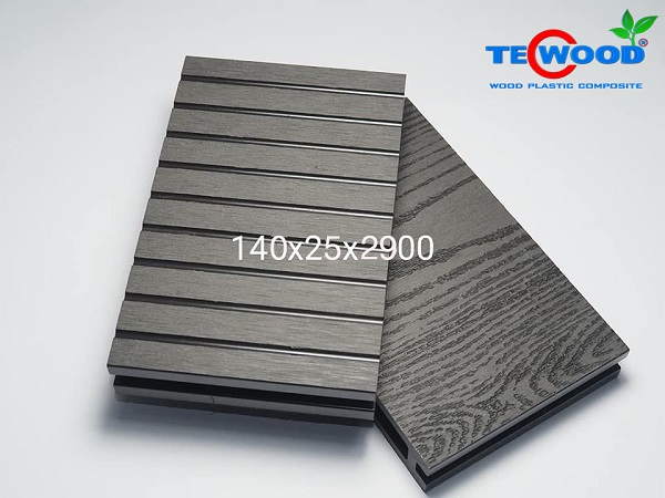 sàn gỗ ngoài trời Tecwood rỗng MS140K25A Darkgrey