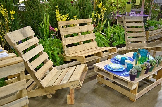 bàn ghế pallet đẹp