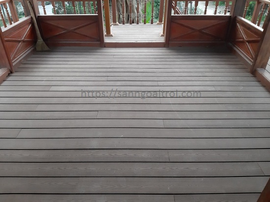 lắp sàn gỗ nhà sàn