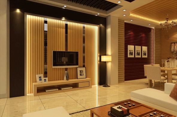 ốp trần và ốp tường nhựa giả gỗ