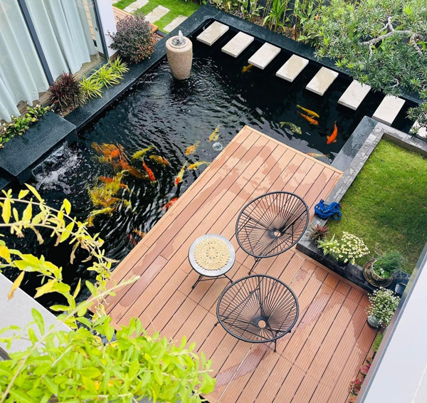 sàn gỗ nhựa ngoài trời quận Ba Đình 