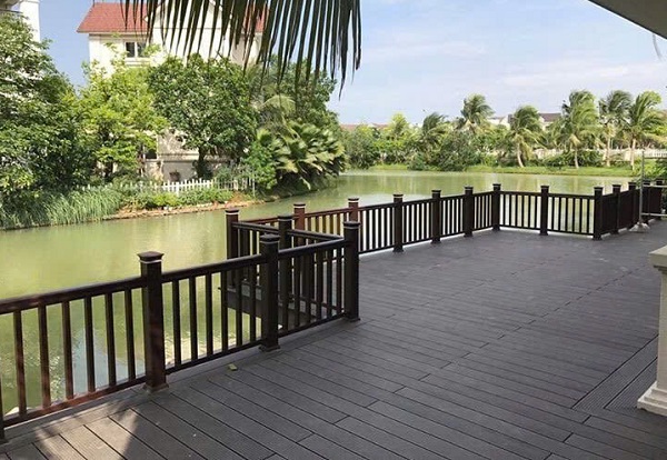 Sàn gỗ ngoài trời Tecwood MS140K25A Darkgrey lắp lối đi