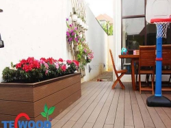 Bồn hoa gỗ ngoài trời Bồn hoa gỗ ngoài trời