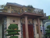 ốp trần gỗ ngoài trời