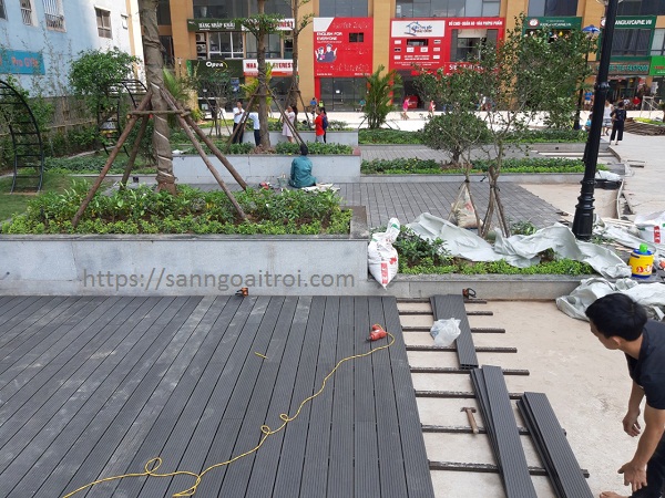 Thi công lát sàn ngoài trời